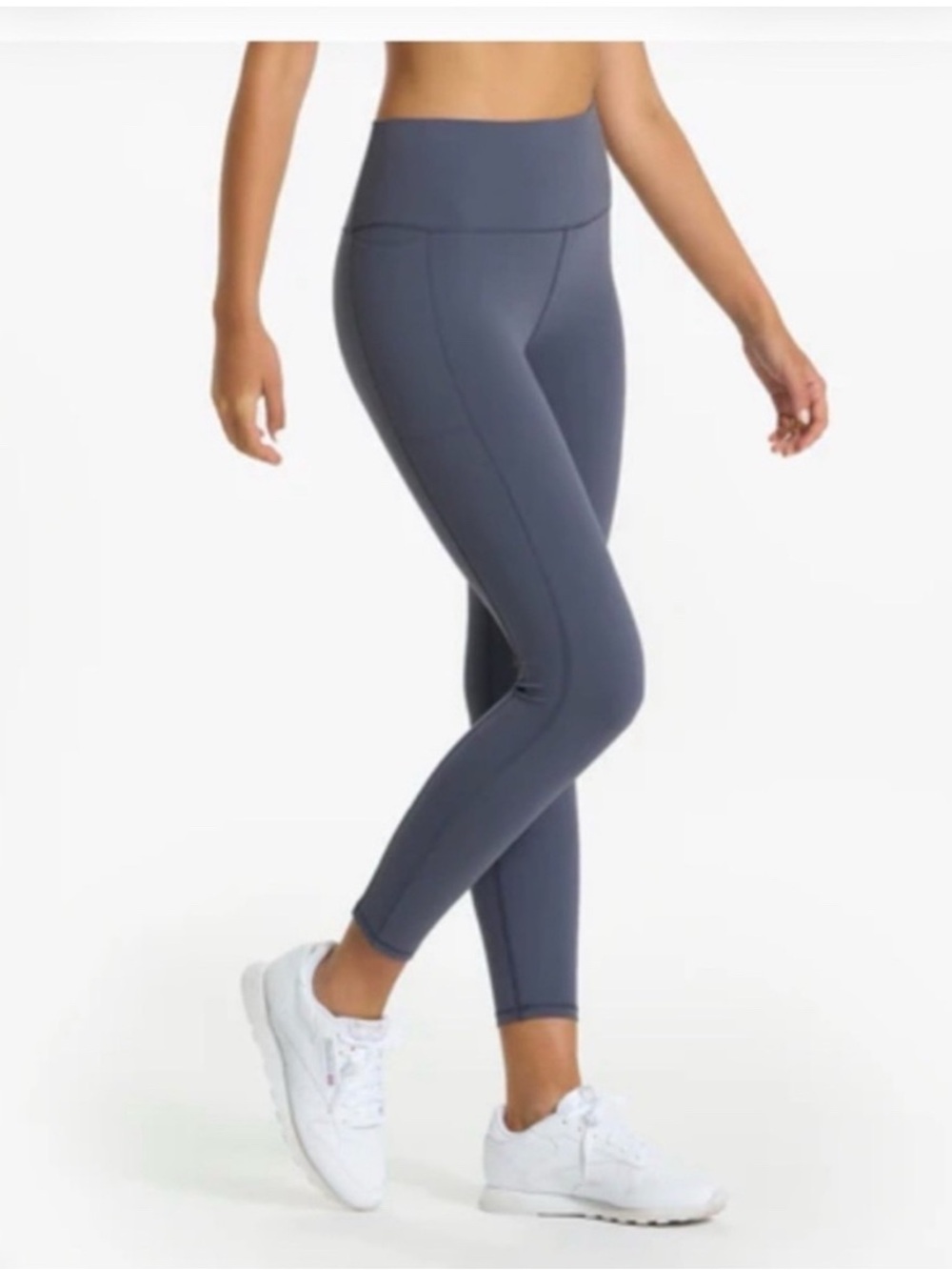 Vuori Studio Pocket Legging Women's Light Azure Dusty Blue High Waist Small